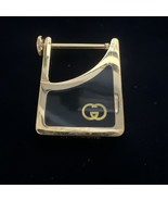 Vintage Gucci key chain/ holder, just beautiful design, yellow gold, 1980s - $1,684.75 MXN