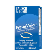 Bausch &amp; Lomb Preservision 480 Tablets 4 Months Supply Vitamin Supplements AMD - £93.87 GBP
