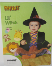 Spirit Lil&#39; Witch Costume Infant Size 6-12M - £11.94 GBP