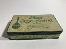 Vintage Pascall Creme De Menthe  Hinged Advertising Rectangular Mint Tin - £12.40 GBP
