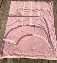Stella McCartney Adidas Pink Terry Towel Blanket Robe Drawstring Pockets... - £55.28 GBP
