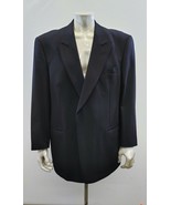 Cambridge Blue Single Breast 1 Button Up 100% Wool Suit Jacket Size 45 40 - £17.24 GBP