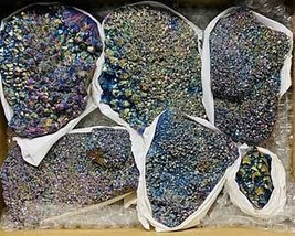 ~4.5# Crystal druse black rainbow - $5,466.97 MXN