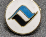 Vintage Vail Colorado - Ski Resort Logo - Round Enamel Lapel Pin - $13.85