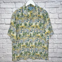 Bermuda Bay Mens Silk Hawaiian Shirt Short Sleeve Size XXL Beach Volleyb... - £19.57 GBP