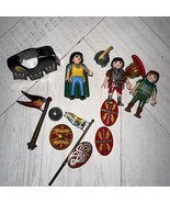 Lot of Playmobil Medieval Knight Castle Figures &amp; Accessories - $16.83