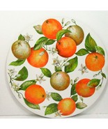 BENSEN MILLS Sweet Orange Fruit 4-PC 14-inch Round Cork-Back Placemat Se... - £27.14 GBP