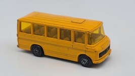 VINTAGE CORGI JUNIORS JR YELLOW MERCEDES BENZ SCHOOL BUS PARTS 1/64 GT B... - $11.13