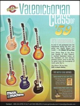 Gibson Historic Series Class of &#39;59 Les Paul reissue 1959 guitar ad 2004 print - £3.32 GBP