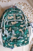 Cat &amp; Jack 17&quot; Backpack with Adjustable Straps - Dino Camo 17” X 11.75” X 5.75”  - £10.13 GBP