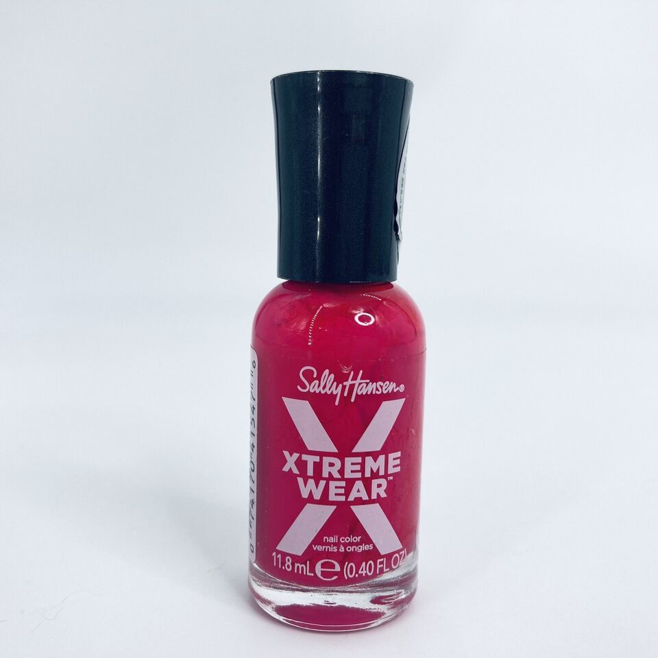 Sally Hansen Xtreme Wear Pink Punk #279 Nail Polish Shiny Finish Long-La... - $2.97
