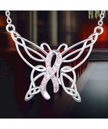 Butterfly Necklace for Women 925 Sterling Silver Butterfly Jewelry Pendant Butte - £88.17 GBP