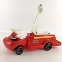 Little Tikes Toddle Tots Fire Truck Push Along Vehicle Figures Vintage Toy 80s - £46.67 GBP