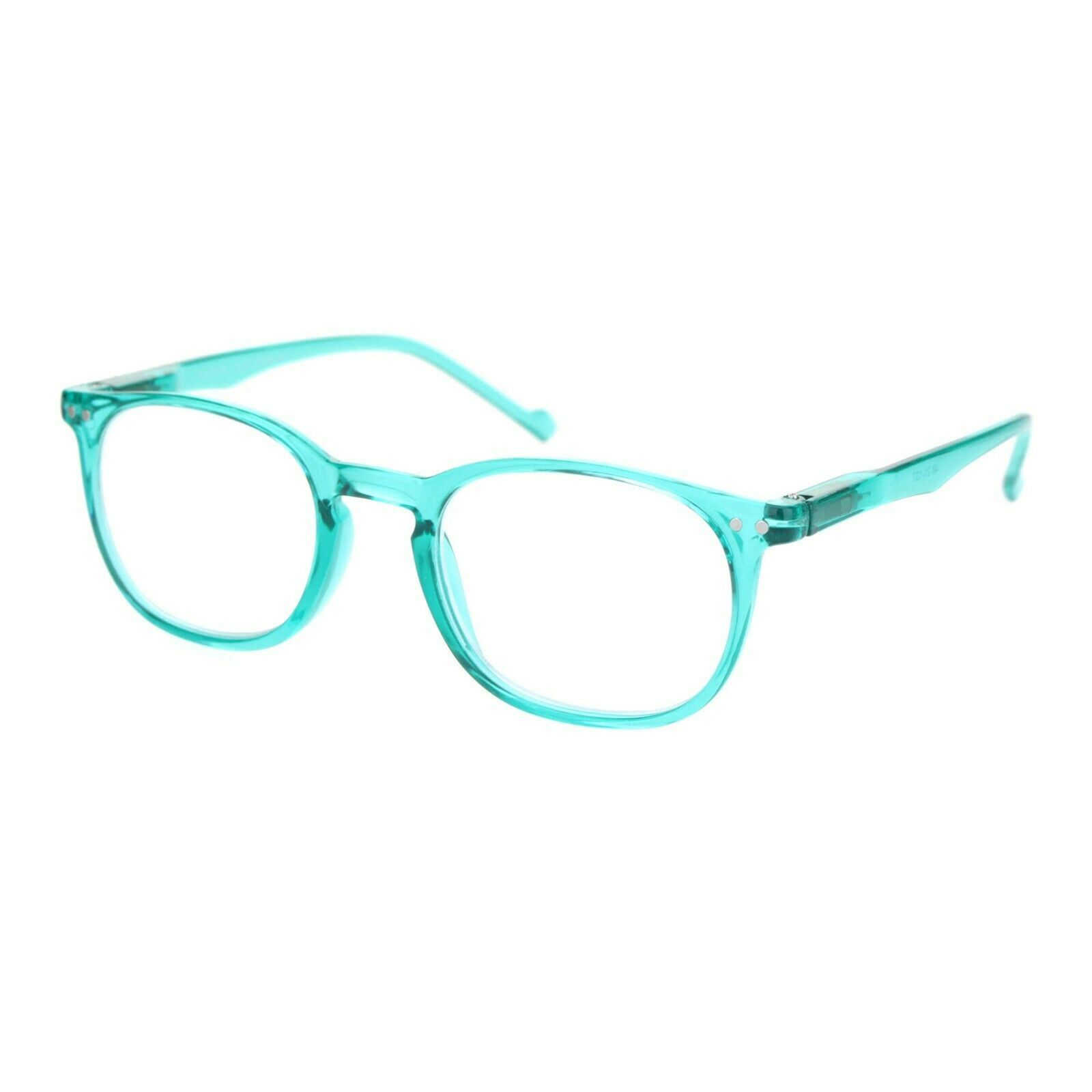 Mujer Gafas de Lectura Colorido Cerradura Marco Magnificado Lente Transp... - $10.36+