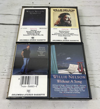 Lot of (4) Willie Nelson Cassette Tapes Stardust Somewhere Over The Rainbow - £18.82 GBP