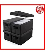 Durable Water-Repellent CD Storage Case Set - 4 Pack for 30 Full Jewel C... - $880.88 MXN