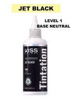 Kiss Tintation Semi-Permanent Hair Color 5 Oz Jet Black T999 Level: 1 - £4.45 GBP