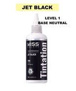KISS TINTATION Semi-Permanent Hair Color 5 oz JET BLACK  T999 Level: 1 - £4.49 GBP