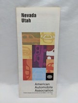 Vintage 1979 AAA Nevada Utah Travel Map - £28.55 GBP