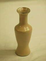 Classic Tan Glass Flower Vase Floral Bottle Container Home Table Shelf D... - $9.89