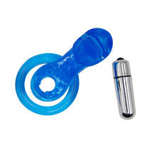 Men&#39;s delay locking ring, penis ring, tongue vibrator - £15.71 GBP