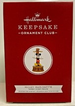 Hallmark 2019 Ornament Mickey Marionette Disney New Ship Free Member Exclusive - £30.49 GBP