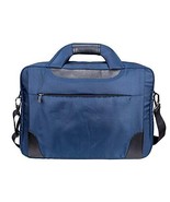Vegan Leather blue Laptop bag for men in Office Handbag Shoulder bag Gift - $1,151.51 MXN