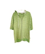 Phat Farm Brat Green Vintage Patterned Terry Zip Front Short Sleeve Hood... - $46.75