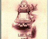 Dutch Comic Live Laugh Love Liff Luff Laff Mutch 1911 DB Postcard I11 - $6.88