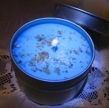 Haunted COVEN CAST BUSINESS CLEANSE CANDLE RAIN WATER SEA SALT BASIL MAG... - $30.00