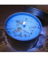 Haunted COVEN CAST BUSINESS CLEANSE CANDLE RAIN WATER SEA SALT BASIL MAGICK  - $30.00