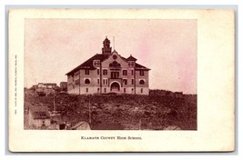 Klamath County High School Building Klamath Falls Oregon OR 1906 UDB Postcard V8 - £3.94 GBP