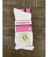 Medipeds Aloe Vera Infused Women’s Socks For Dry Skin Size 10-13 - $24.63