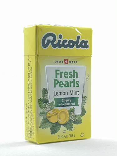 Ricola Herbal Sugar Free Lemonmint Mints, 0.88-ounce Boxes (Pack of 12)