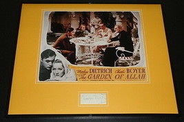 Charles Boyer Signed Framed 16x20 The Garden of Allah Poster Display JSA - £193.94 GBP