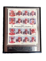 1993 Philadelphia Phillies National League Champions Plaque - £23.77 GBP