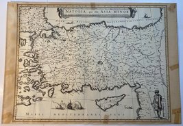 Antique Natolia, quae olim Asia Minor Map.  Travel / Exploration / Geography - £209.51 GBP