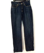 Seven 7 jeans size 31 women 100% cotton straight leg blue denim - £10.09 GBP