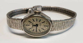 Gruen Swiss Womens Watch 10K RGP Bezel Wristwatch 17 Jewels White Gold Vintage - £77.67 GBP