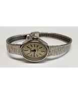 Gruen Swiss Womens Watch 10K RGP Bezel Wristwatch 17 Jewels White Gold V... - £77.84 GBP