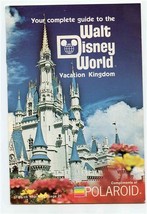 Walt Disney World Vacation Kingdom Map Guide 1979 Compliments Polaroid Booklet  - £22.21 GBP