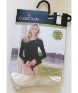 Cuddl Duds Bodysuit with snap closure White Size Medium - $17.80