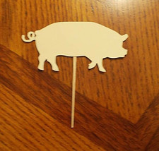 Lot of 12 Pig Cupcake Toppers!  - £3.05 GBP