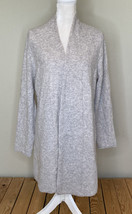 Charter Club Luxury NWT $199 Women’s Cashmere open front cardigan Size L Grey O3 - £70.51 GBP