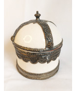 Decorative Moroccan Ceramic &amp; Metal Wear Trinket Pot - $1,291.36 MXN