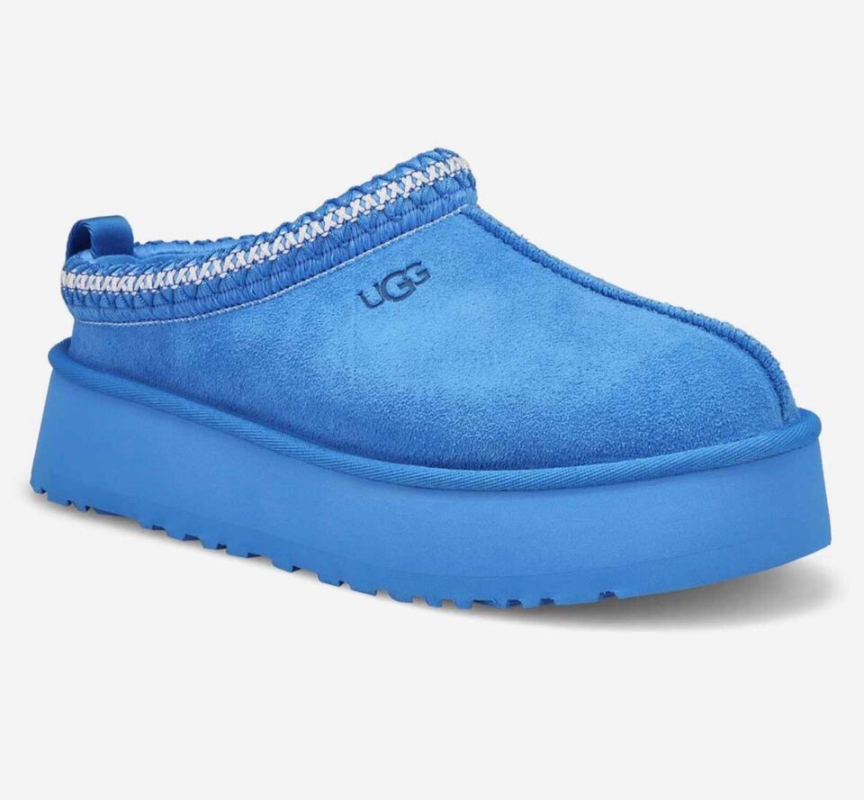 UGG TAZZ PLATFORM SUEDE SLIPPER/CLOG/~BIG SKY~US 8~NIB~USPS SHIP - $219.95