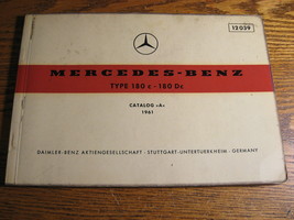 Mercedes-Benz Type 180 c Dc Parts Catalog Manual 1961 1962  W120 - $44.55