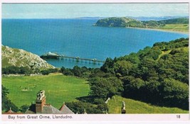 United Kingdom UK Postcard Wales Llandudno Bay From Great Orme Bamforth - £2.22 GBP