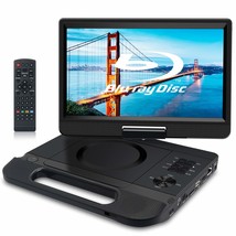 12.5&quot; 1080P Portable Blu-Ray Player With 10.5&quot; Hd Swivel Screen, Hdmi Ou... - £327.82 GBP