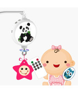 New Design Baby Crib Remote Controlled Mobile Music Box W/ DIY Stickers - £11.73 GBP